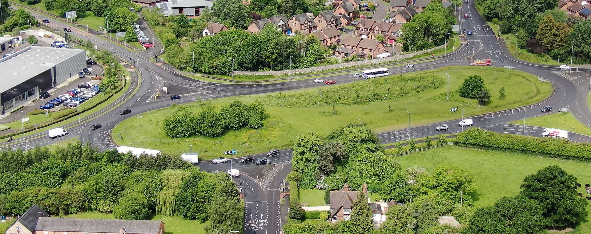 A camera monitoring a motorway.